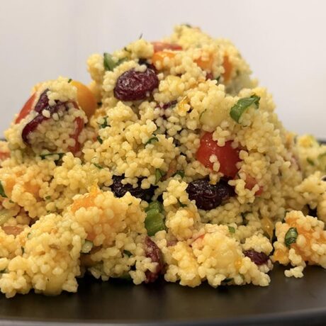 Couscous canneberges & mandarines (menu traiteur)
