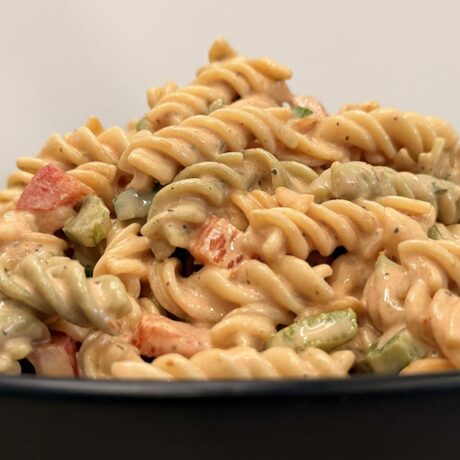 Fusillis crémeuse (mayo-sauce chili) (menu traiteur)