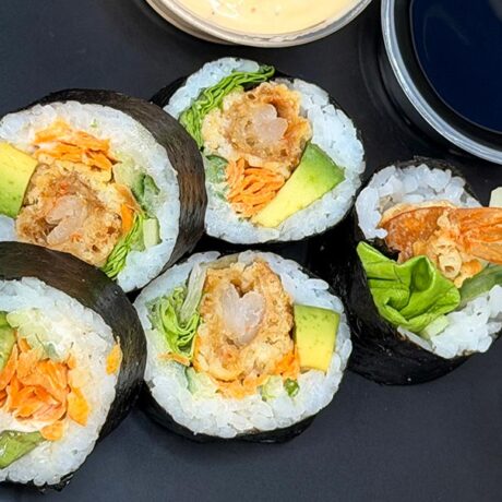 Maki crevette tempura